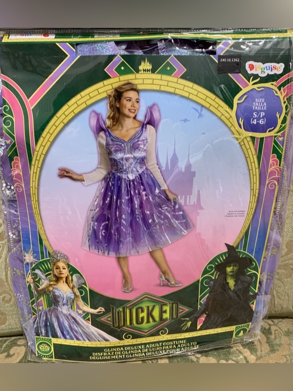 New Wicked Glinda Deluxe Adult size small (4/6) Costume
